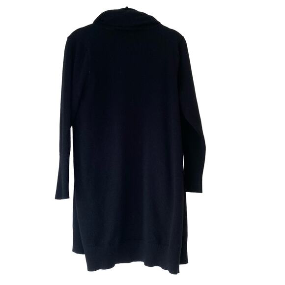 Leith Longline Open Cardigan Black Size Small - Picture 6 of 6